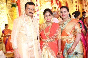 Celebs at Bandla Ganesh Brothers Daughter Ashritha Wedding Photos